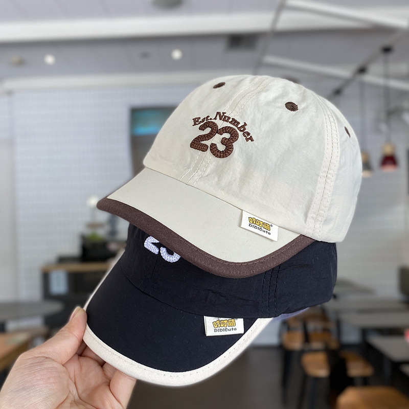 Sombrero de bebé verano delgado para niños gorras de béisbol con lengua de pato tesoro para hombre, secado rápido, sombra de verano, sol, sol, verano para niños