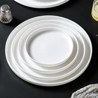 Набор ceramic западной кухонной посуды YaTao: тарелки для стейков и круглые плоские/низкие изделия для гостиничного сервиса
