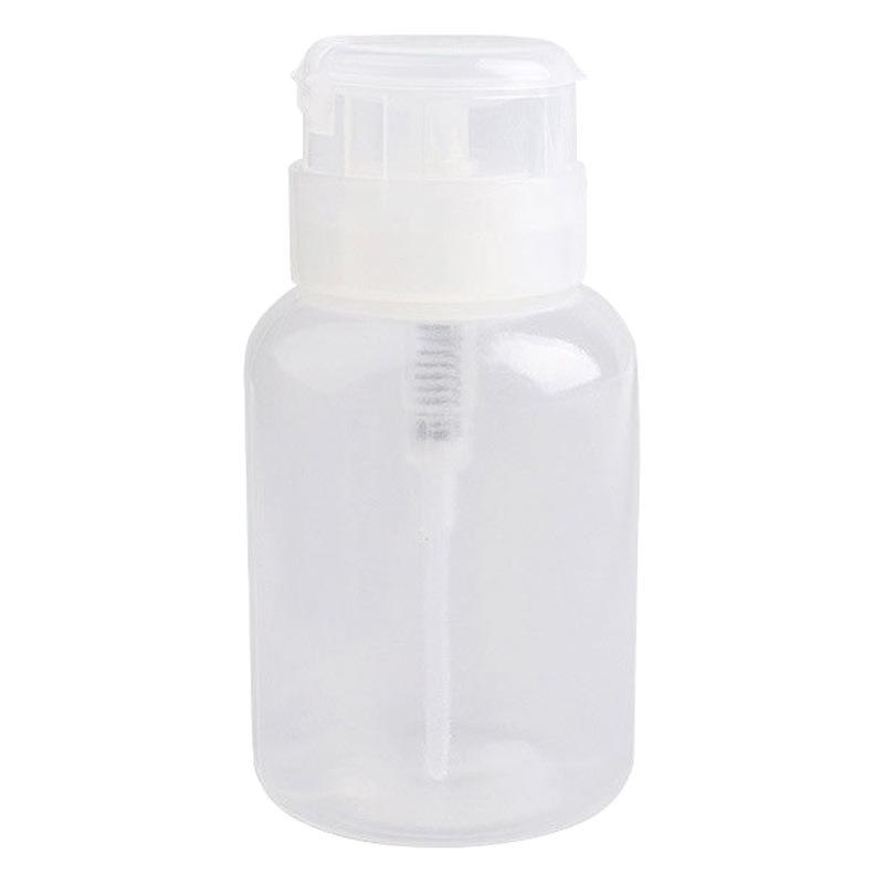 Nail nail polish remover press bottle nail polish remover sub-bottling nail tool 200ml super thick durable with lock leak-proof