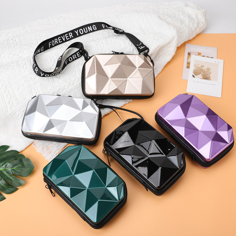New Korean-style large-capacity crossbody multifunctional portable makeup bag, travel hard shell PC makeup bag, waterproof storage New Korean-style large-capacity crossbody multifunctional portable makeup bag, travel hard shell PC makeup bag, waterproof storage