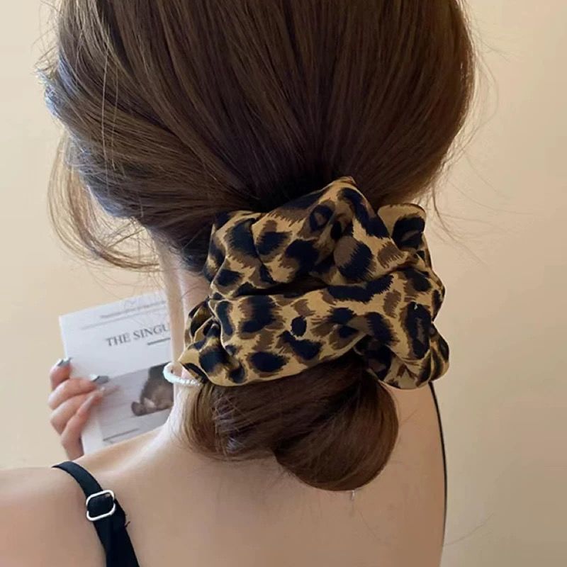 髪を結ぶためのフランスの特大ヘアゴム、女性用の高級ヘアロープ、レースのポニーテール、ゴムバンドヘアアクセサリー|undefined