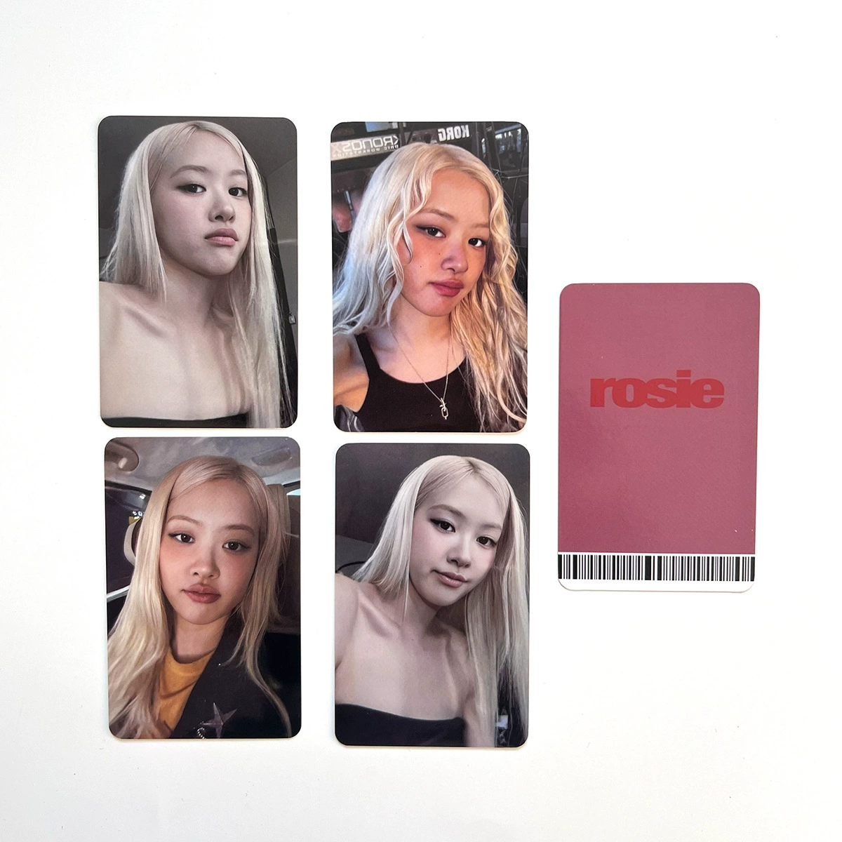 Blackpink ROSE SOLO маленькая карта ROSIE вспышка маленькая карта K4 специальная карта Пак Цайинь Луо Цзе