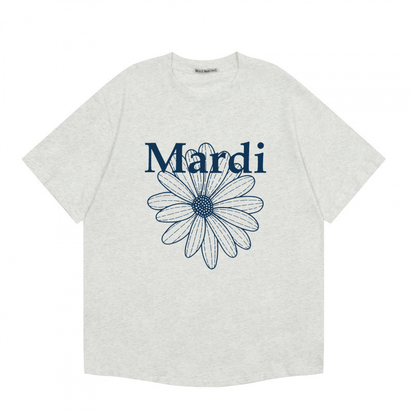 【カウンター品質】韓国マルディトレンドブランド半袖Tシャツリトルデイジードーマンプリントラウンドネックピュアコットンクロスボーダー|undefined