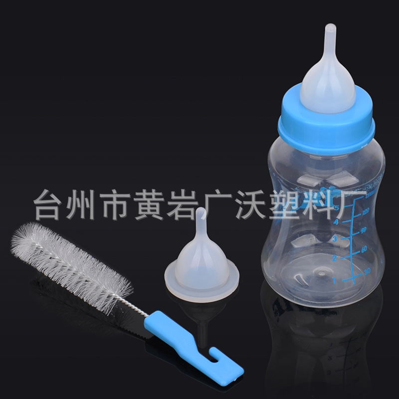 Diil Pet Bottle 7-Piece Set Dog Pacifier Puppy and Kitten Feeding Bottle Pet Drinking Bottle 150ml