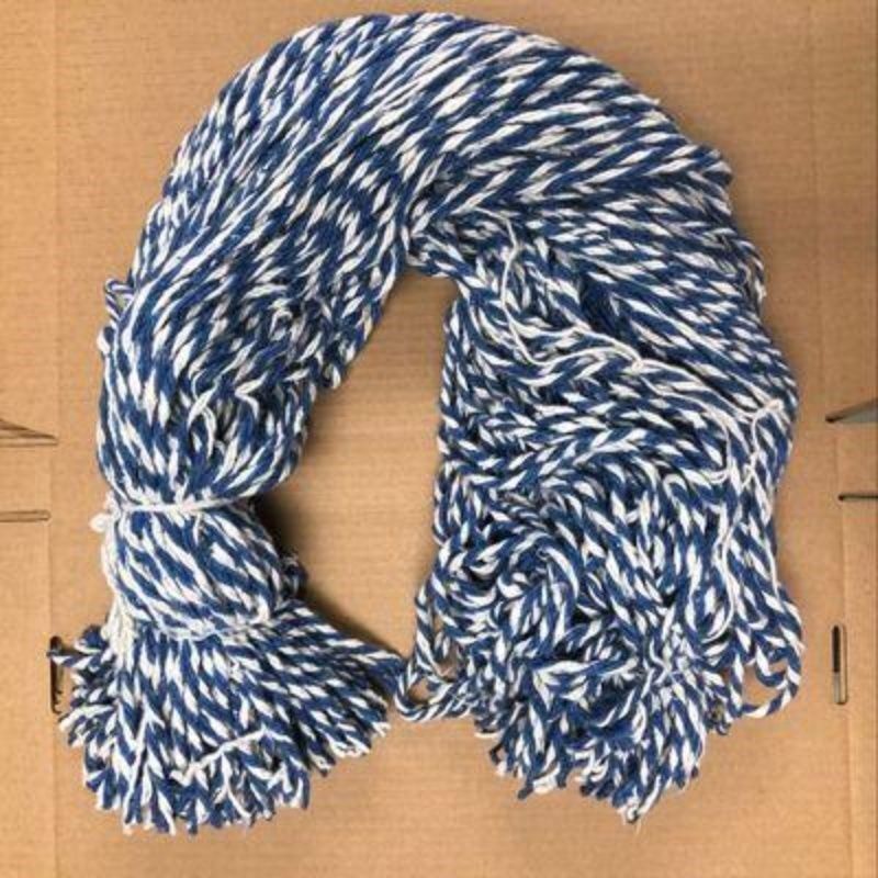 Handmade Mop Line Polyester Cotton Line Property Mop Replacement Cotton Line Mop Line Hollow Rope Tank Car Cleaning Cotton Line