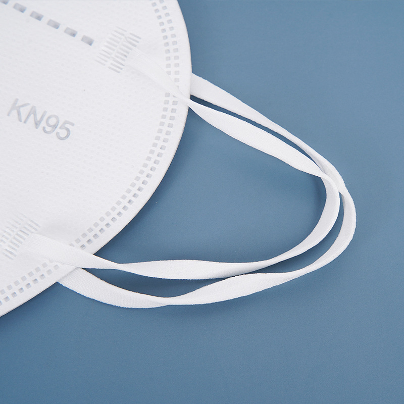KN95 meltblown máscara de tela anti-polvo Bloqueo de espuma 3D tridimensional de 5 capas máscara protectora en stock al por mayor de adultos