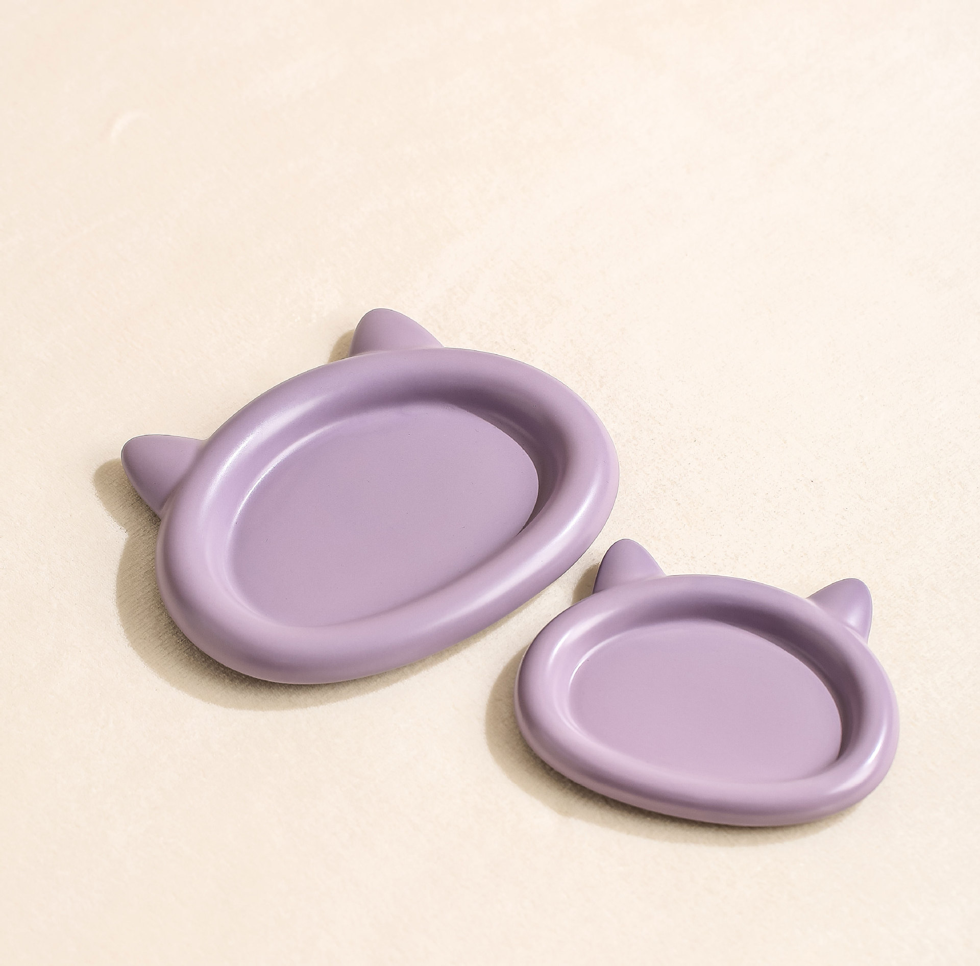 고양이 보라색 2 팩