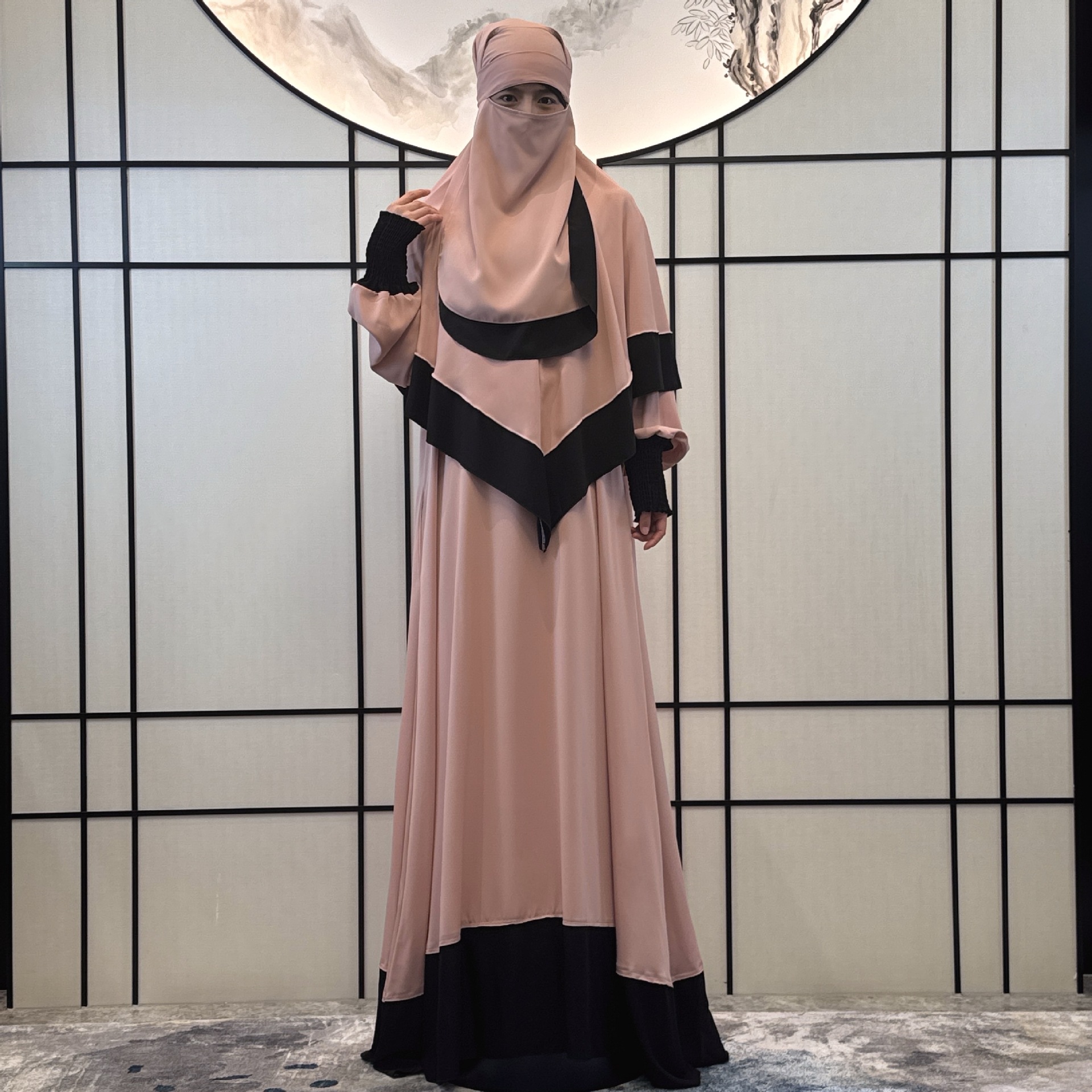Women's Clothing new women's dress robe women's robe female Middle Eastern robe three piece dress_voghion.com