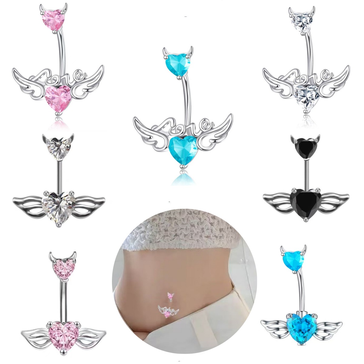 Labret stud lip piercing jewelry styling detail