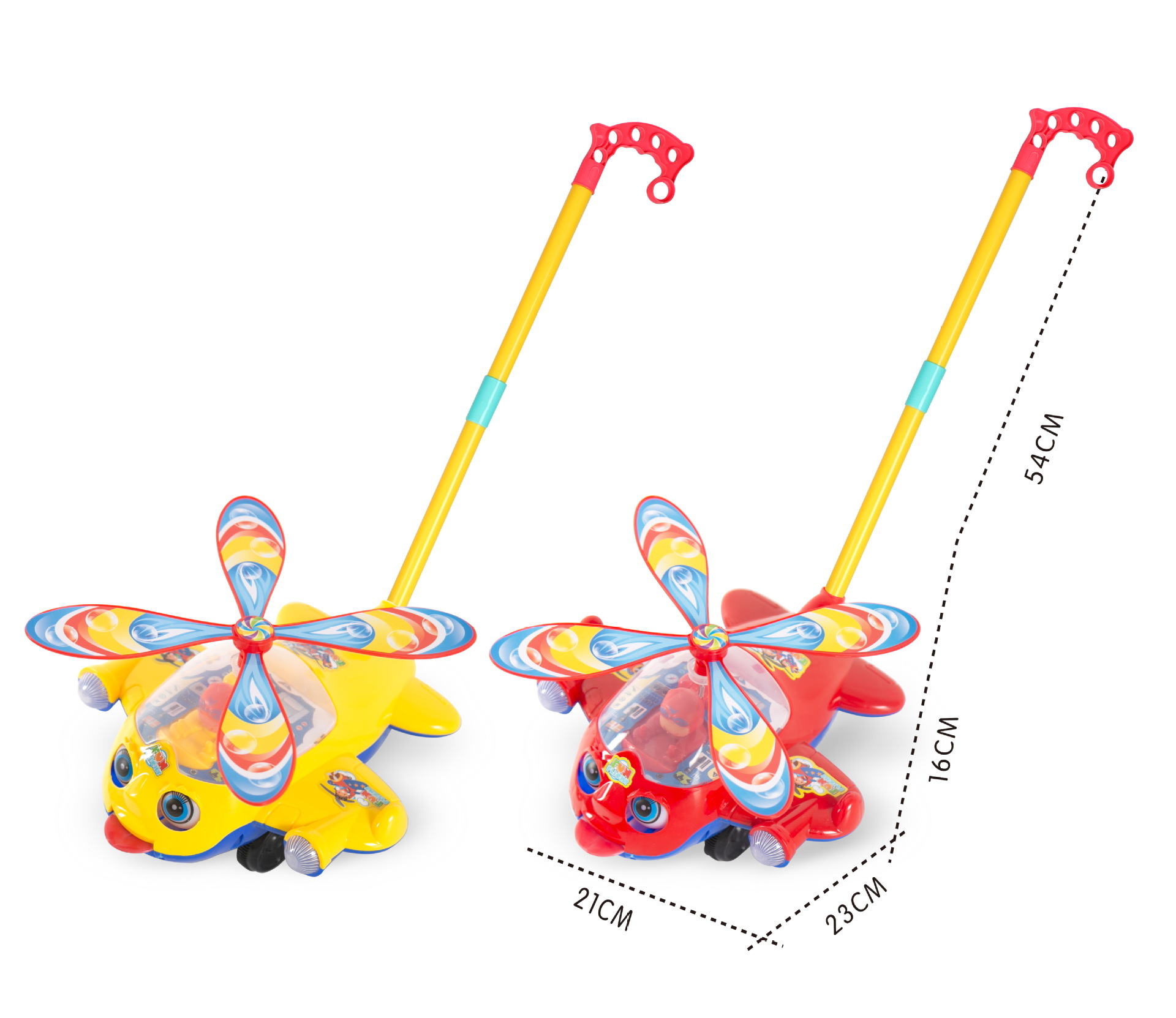 Carrito de Empuje para Bebé de Plástico con Sonido para Aprender a Caminar