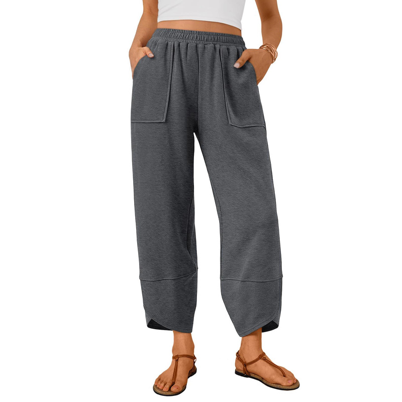 Women's Wide Leg Pants Bohemian Summer Seven-Point Palace Harem Casual Barrel Sweatpants Loose Casual Casual Pants