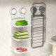 Kitchen Shelf Multi-functional Household Storage Rack Suction Cup Wall Hanging Punch-free Food Shelf Storage Rack