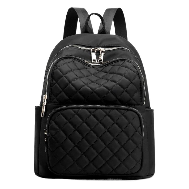 2023 nueva mochila de las mujeres de gran capacidad de nylon ligero bordado hilo Mochila De Las Mujeres bolsa de viaje simple mochila informal