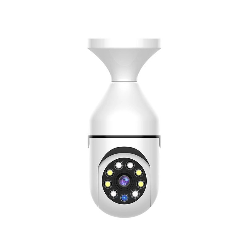 Fuente de fábrica de bombillas de cámara E27 cabeza de lámpara de monitoreo WiFi inalámbrico teléfono móvil cámara de monitoreo doméstica remota