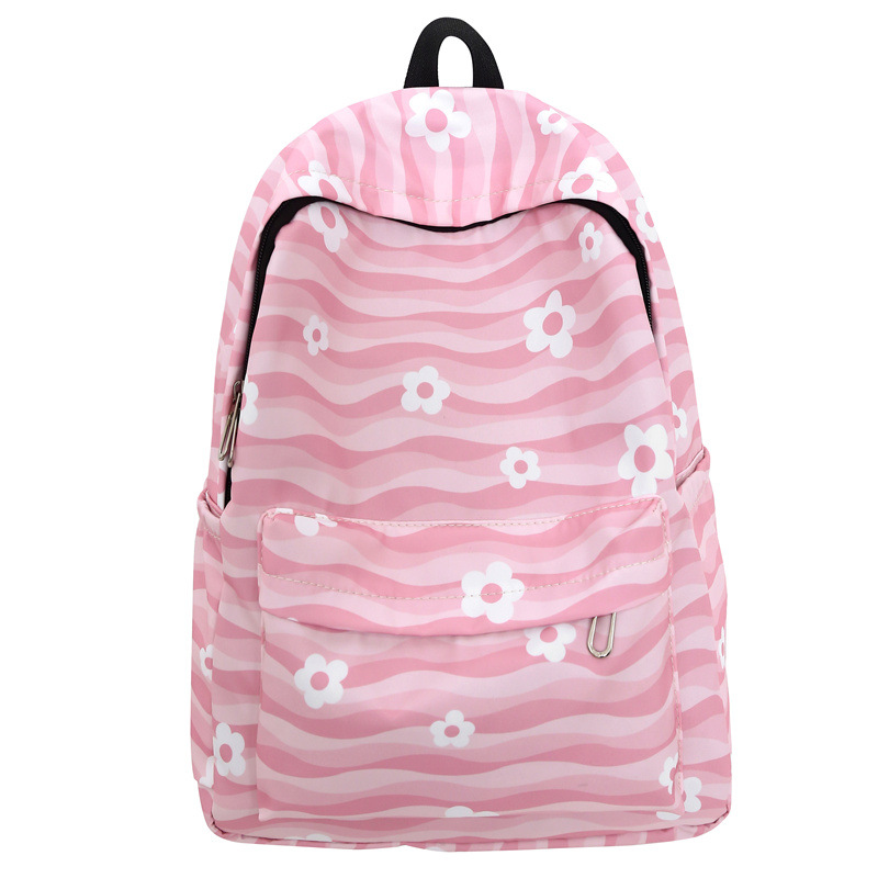 Mochila de gran capacidad versátil para estudiantes de secundaria y secundaria, mochila coreana simple, mochila de viaje casual fresca para mujeres