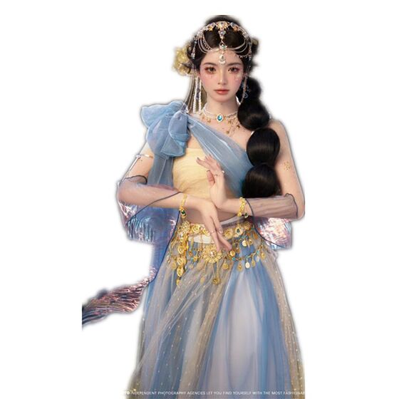 Hanfu Women's Photo Studio Pinshang Princess Han Elements Improved Hanfu Western Regions Dunhuang Dance Flying Exotic Costume