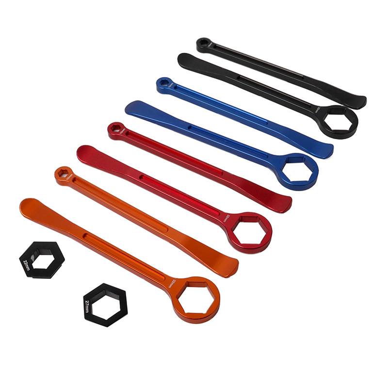 Off-Road Vehicle Tire Removal Rod, Motorcycle Rim Tire Special Repair Tool, Hexagonal Wheel Axle Wrench, Tire Remover Pry Bar