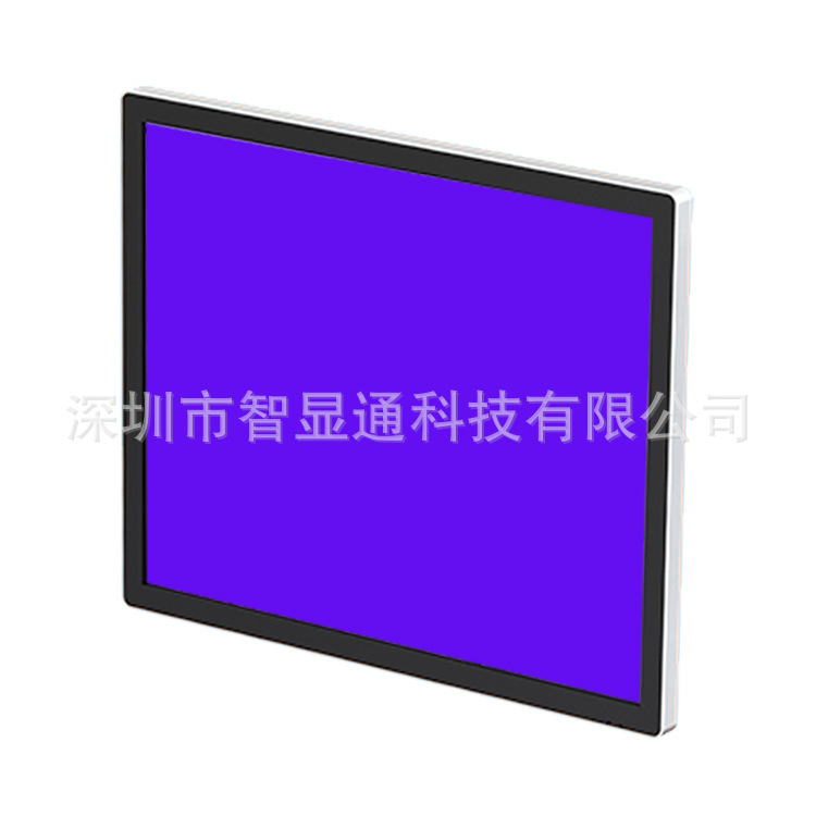 19寸银色壁挂电容触摸高清显示广告屏一体机网络播放广告机显示器