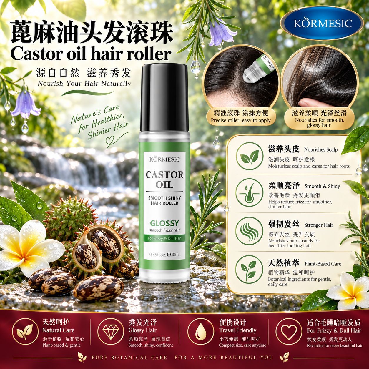Serum Roll-on para Cuero Cabelludo