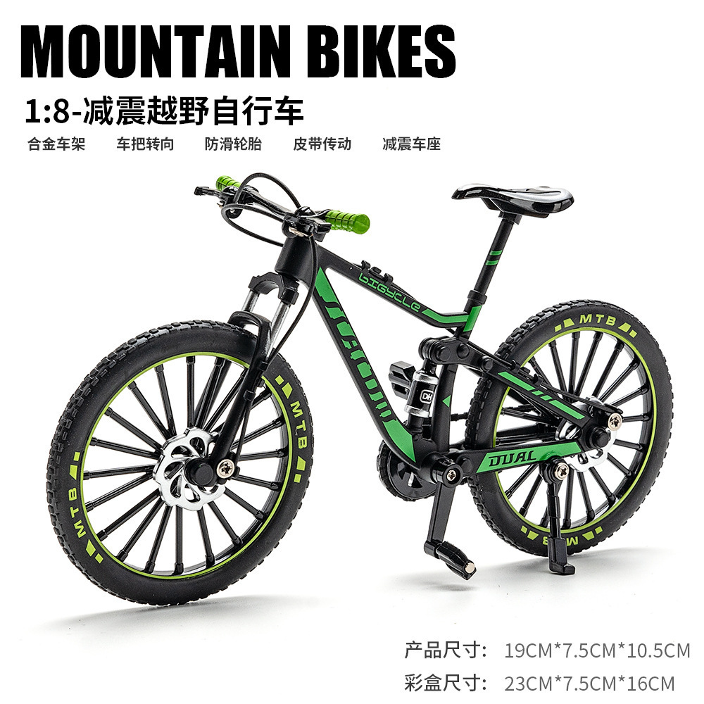 Aleación de cailixin 1 a 8 off-road montaña bicicleta deslizante juguete graffiti carretera coche modelo decoración colección