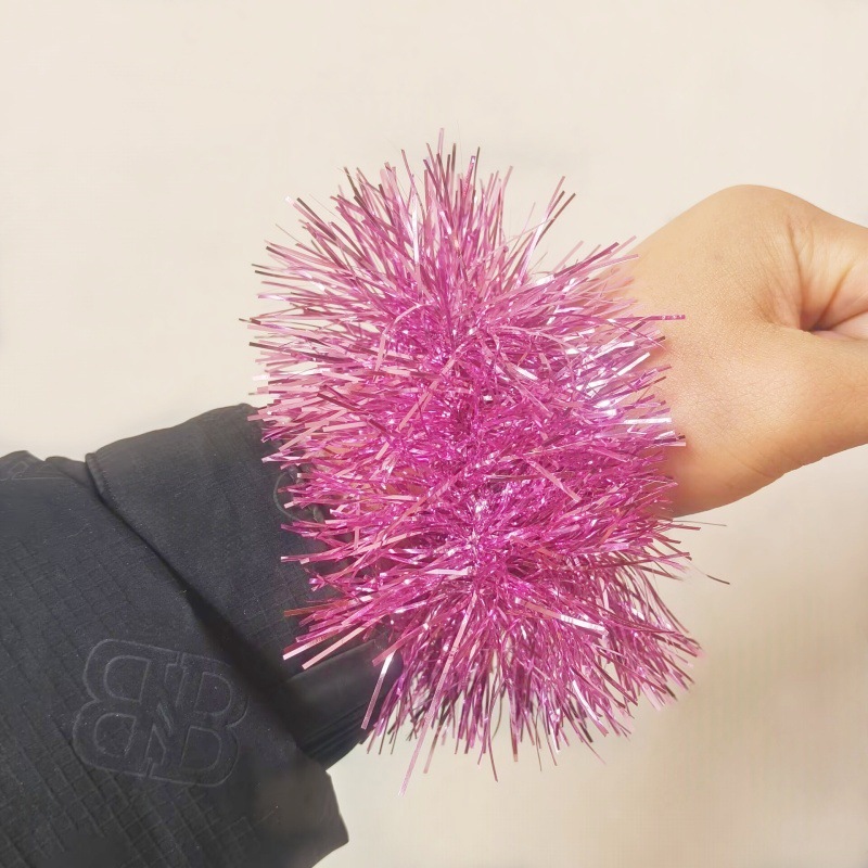 Pulsera de Flores para Animadoras de Película PET para Actuación de Animadoras