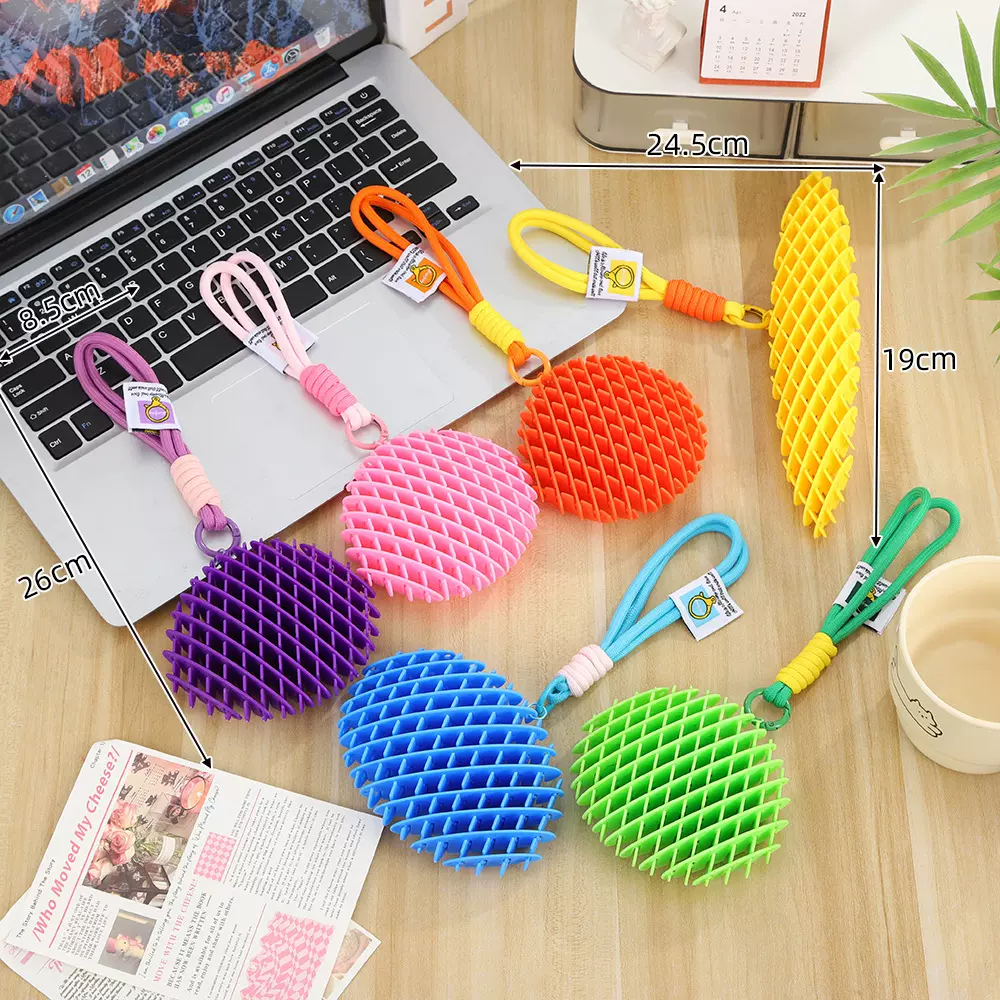 3d解压弹力网小玩具变形弹力球解压治愈玩具摆件钥匙扣源头工厂