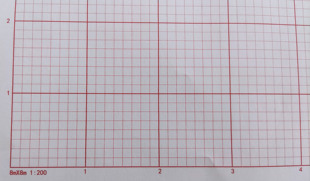Coordinate paper one note two note scheme large design column net 200 500 300 scale white paper sulfate paper red line