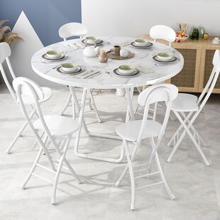 Folding Table Dining Table Household Simple Dining Table Outdoor Portable Stall Foldableing Table and Chairs Rental Small Apartment Square Table