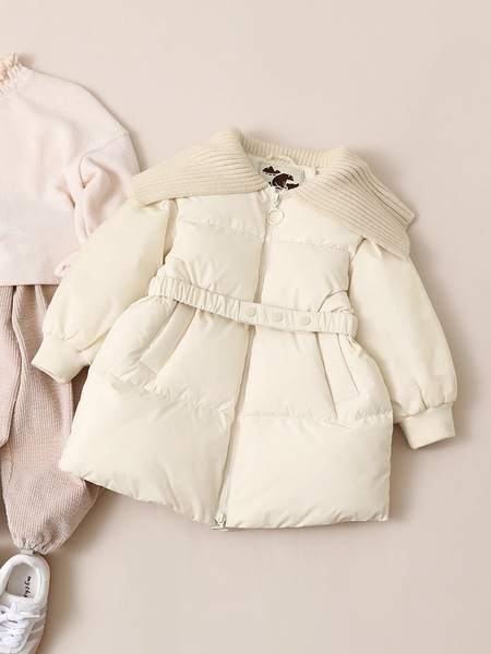 Winter velvet children's down jacket