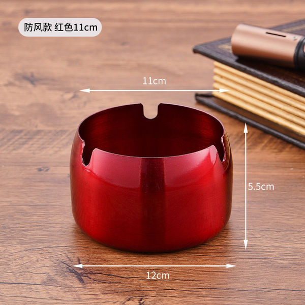 windproof ashtray stainless steel for hotel for commercial use
