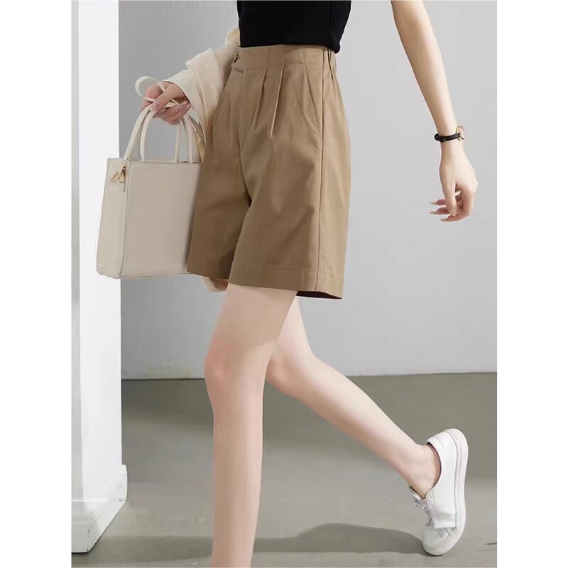 Soft and Lightweight Tencel A-Line Shorts for Women, 2026 Summer New Style, Loose and Slimming Casual Pants
