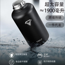 亚马逊304不锈钢大容量保温杯高颜值儿童跨境户外便携车载杯水杯
