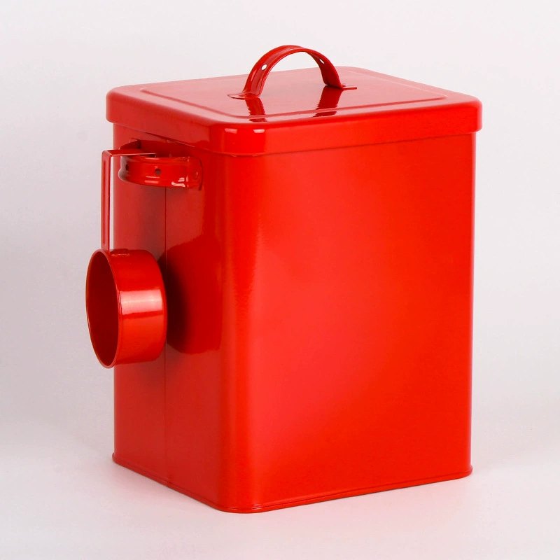 M Креативное хранение зерна Герметичный корм для собак Ведро для кошачьей еды Влагостойкое ведро для риса Бытовой стиральный порошок Ведро для хранения закусок Ложка для доставки