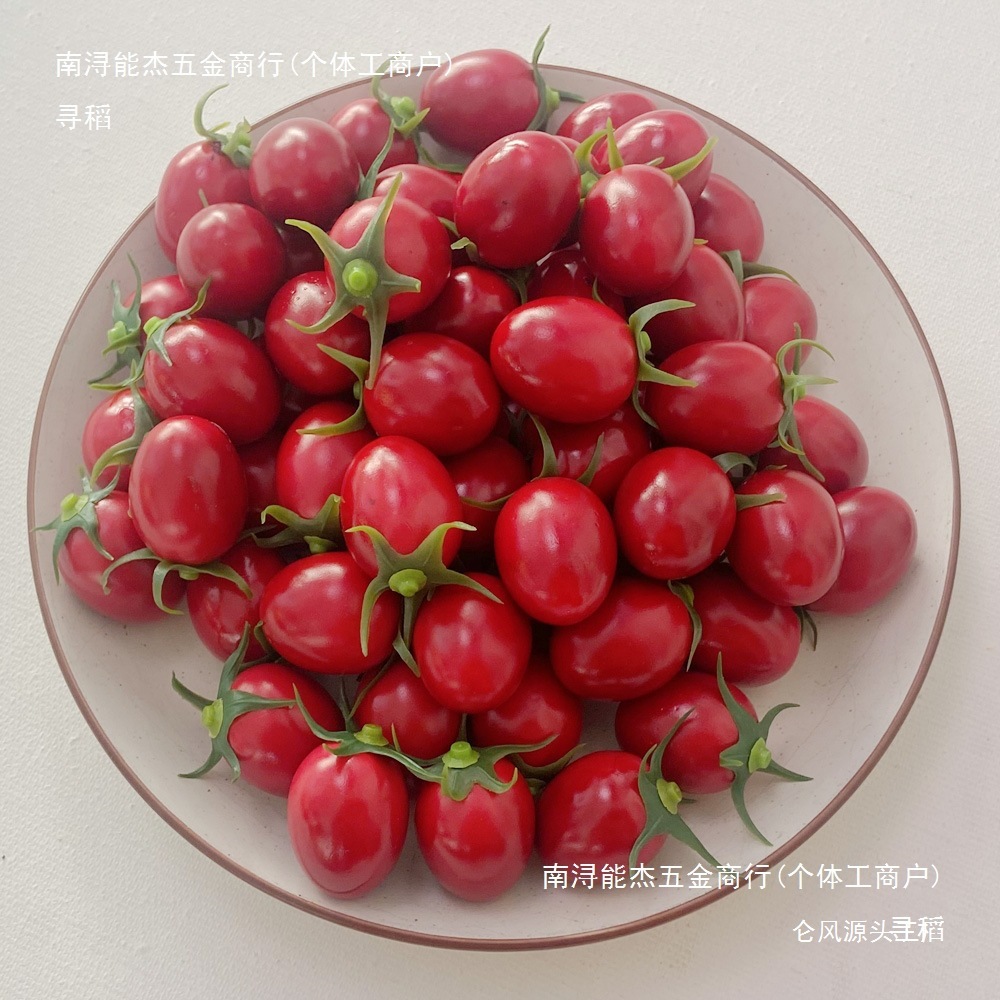 番茄水果假圣女果模型小西红柿橱柜店铺展示拍摄道具其他