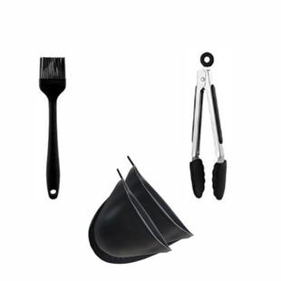Household kitchen utensils baking utensils silicone hand clip gloves food clip oil brush suit