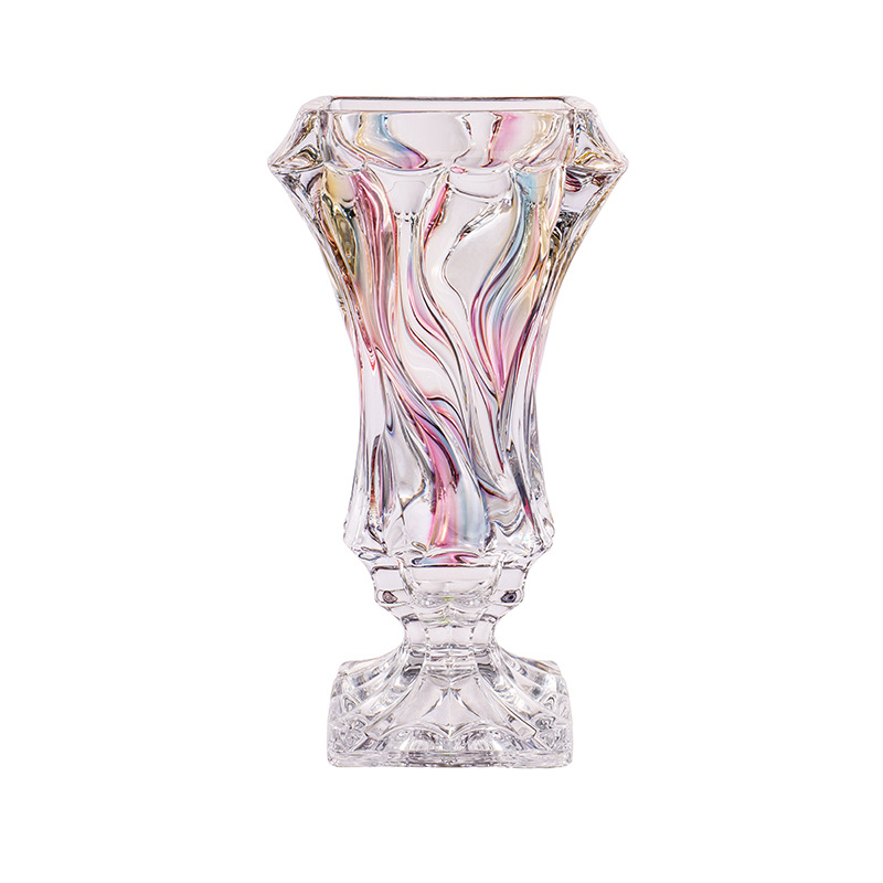 Checo importación BOHEMIA fantasía de cristal jarrón de cristal de flores de alta calidad decorativo creativo para el hogar regalos