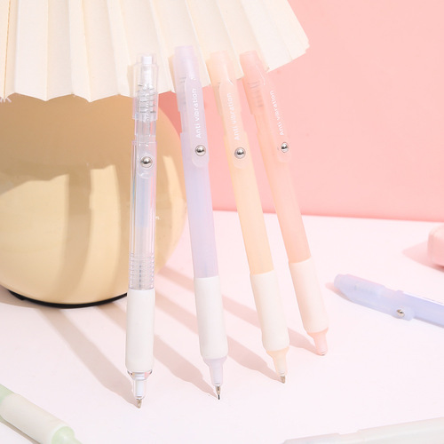 Mule 8515 triangular posture mechanical pencil macaron high-value student stationery press automatic pen 0.5mm