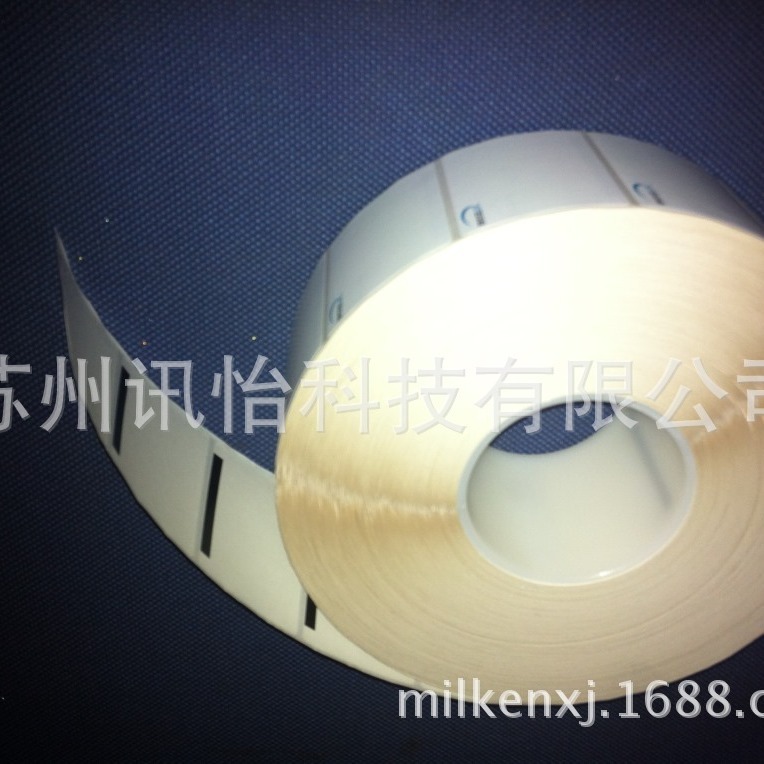 邛崃市理光防水热敏PP标贴条码旋转模切厂90*37MM*1000张管心76MM