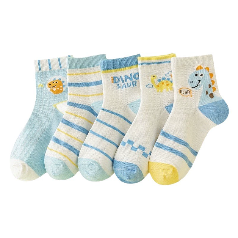 Новые детские носки, летние тонкие носки до середины икры, сетчатые носки для девочек, детские носки, детские носки оптом