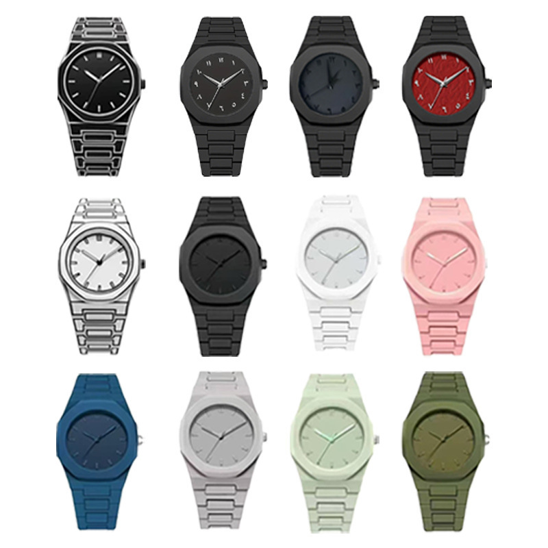 Cross-Border Popular Men's Watches, Southeast Asia's Best-Selling Plastic Watches, Middle East's Best-Selling High-End Glass Quartz Watches