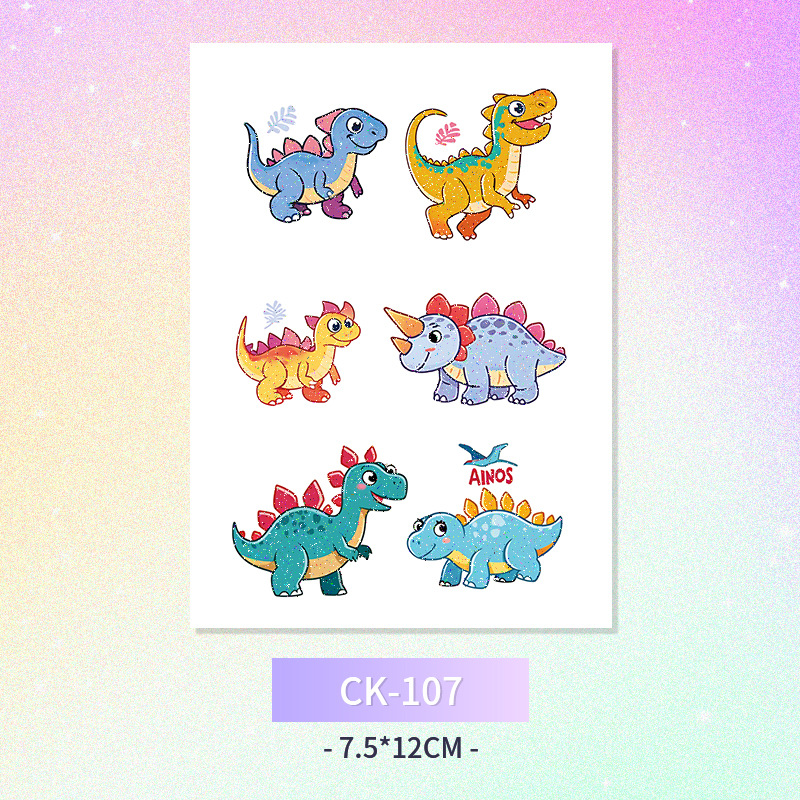 Glitter mariposa cara pegatinas tatuaje pegatinas hadas lavable impermeable de larga duración lindo unicornio ciervo Luna Estrella Planeta