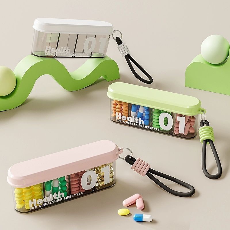 ピルボックスコンパートメントピル収納ボックスポータブル1日3食薬リマインダー薬密封された大容量包装ボックス|undefined