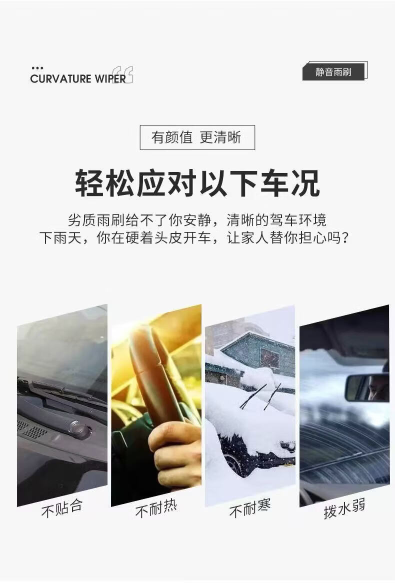 11-Inch Rubber Strips Suitable for Wiper Blades Mg6/5/7, Mg Zs, Mg Gt, Mg Rx, New Mg6 Frameless Wiper Blades
