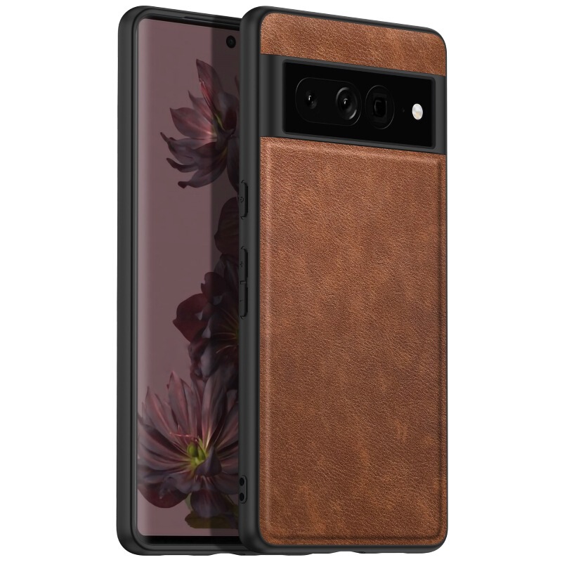 Anti-Shock Anti-Fingerprint Protective Case for Google 7 Pixel7 Pro Simple Leather Case Anti-Wear Phone Case