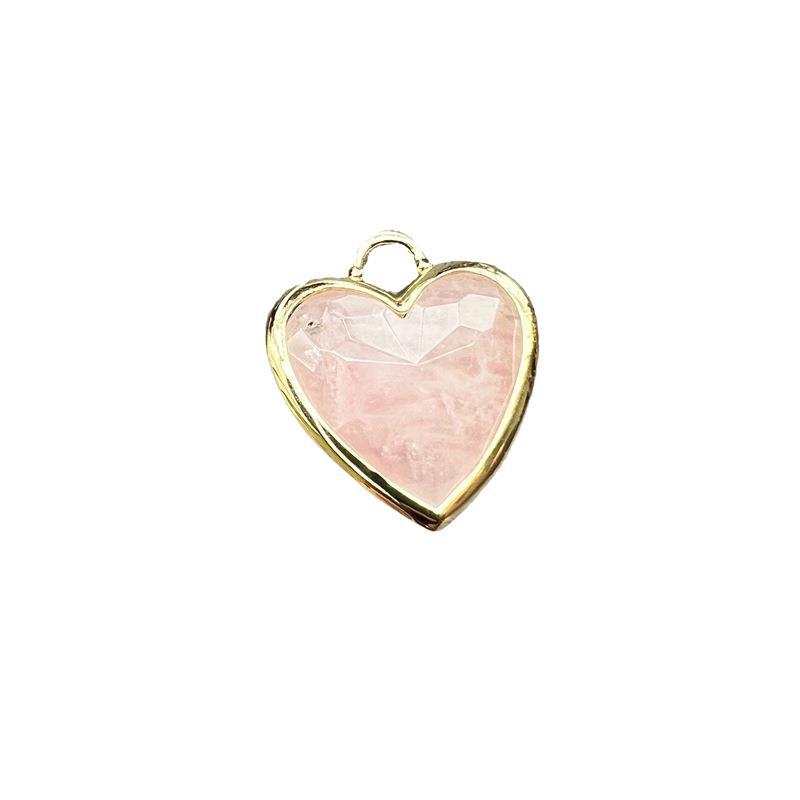 Minimalist Amethyst Crystal Heart Pendant Necklace For Women_voghion.com