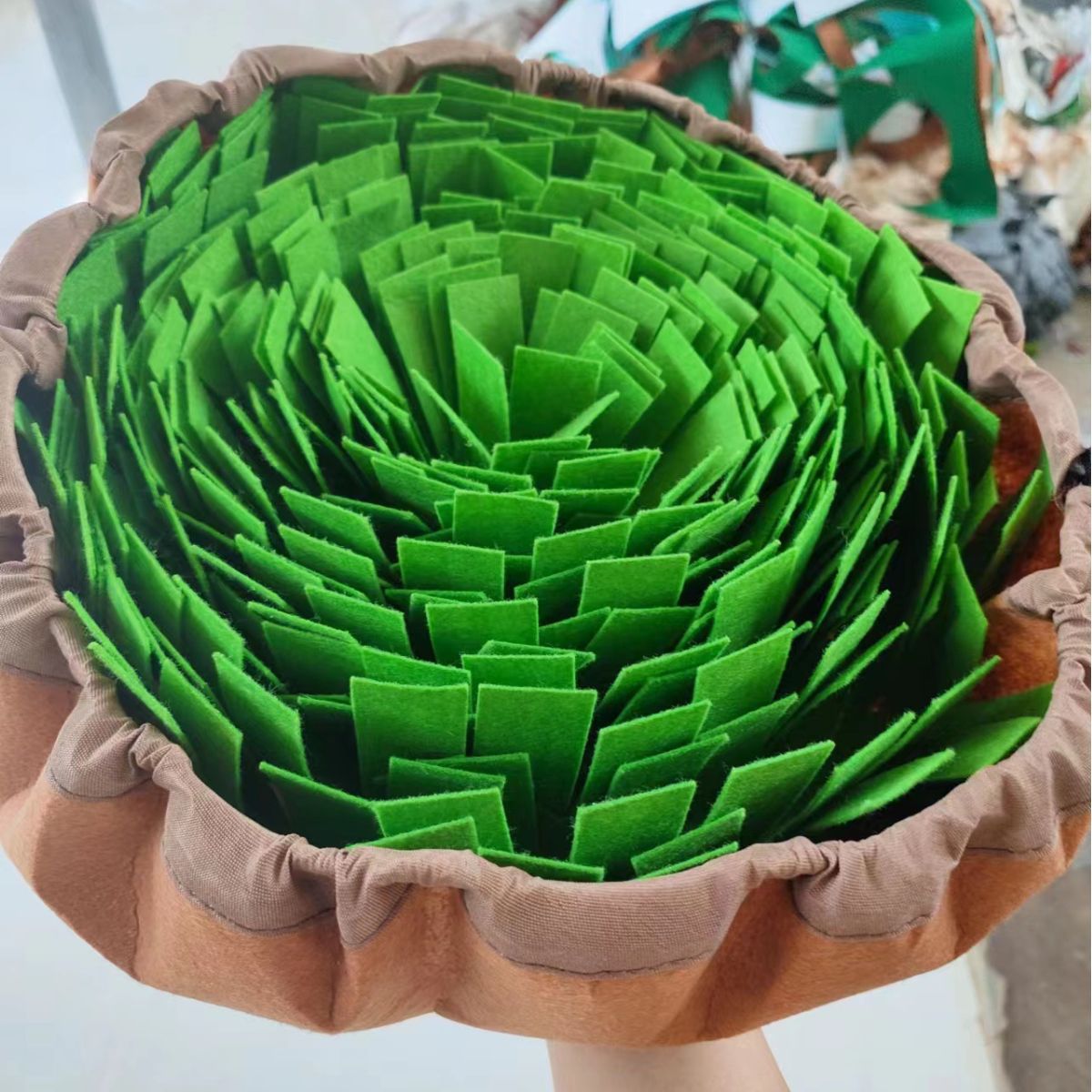 Almohadilla de comida lenta antiasfixia transfronteriza Almohadilla de olfato para mascotas Almohadilla de fieltro de descompresión para perros Almohadilla de entrenamiento físico Almohadilla de alimentación