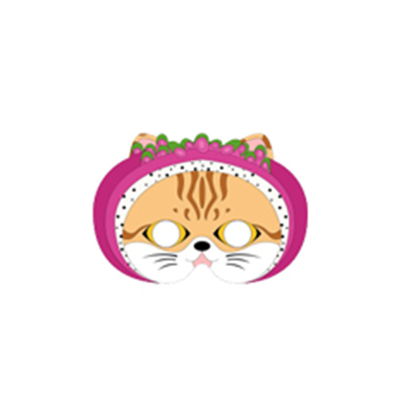 Tarjetas de papel DIY se pueden colorear carnaval nueva máscara para niños pintados máscara de mitad de cara fiesta espectáculo máscara de ojos al por mayor