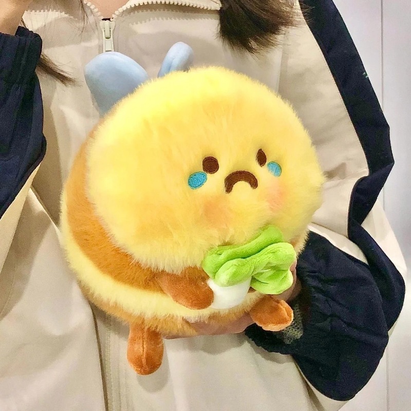 菜Beeミツバチ人形サメBeeクリエイティブぬいぐるみかわいい醜い人形人形人形人形学生カップルプレゼント|undefined