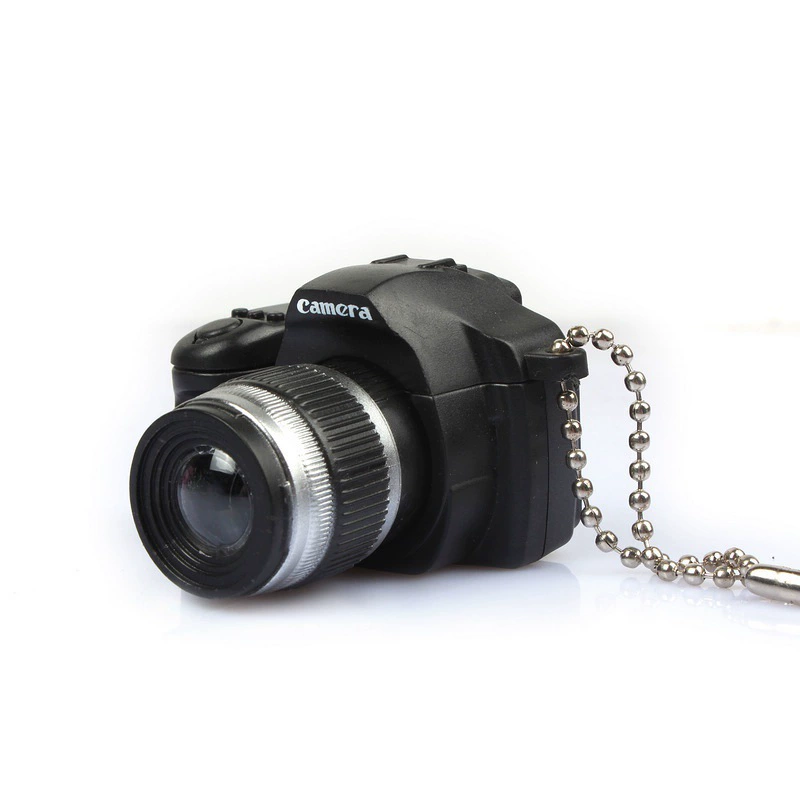 Cotton flashing doll, straps, retro small camera, keychain, makes sounds