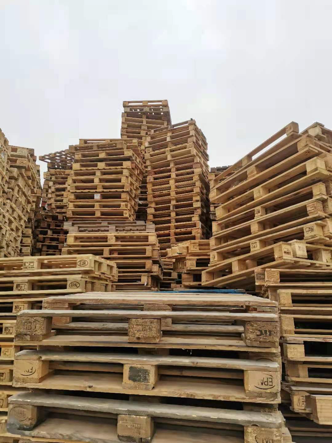 Used woodiness Plywood pine Timber wooden  Four Forklift Wooden pallets